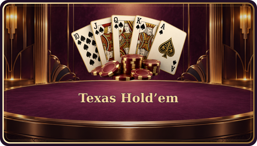 Texas Hold’em, included
